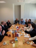 A high-level French economic delegation visits to the Bethlehem Industrial Estate